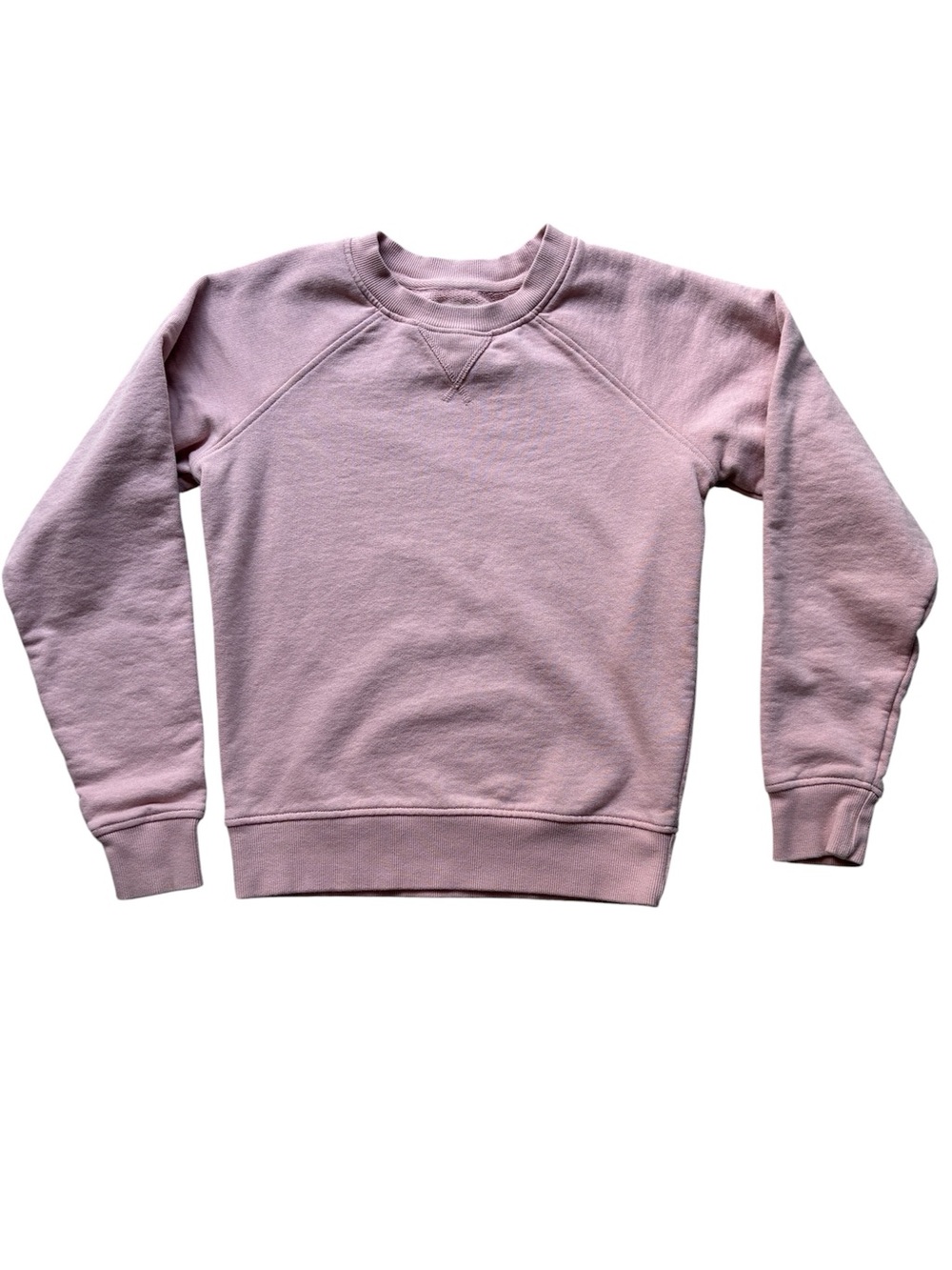 Pact Women's Pink 100% Organic Cotton Crewneck Sweatshirt Size XS